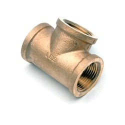 44269LFUSA - 1-in x 1-in x 3/8-in Lead-Free Bronze Tee Fitting for Plumbing
