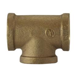 44260 - 3 in FPT Bronze Pipe Tee Fitting, Pressure Class 125 lb