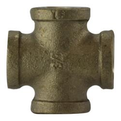 44398LF - 2 in FPT Lead-Free Bronze Pipe Cross Fitting
