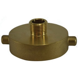 444009 - 3 in NPSH x 2-1/2 in NST Red Brass Hydrant Reducing Adapter