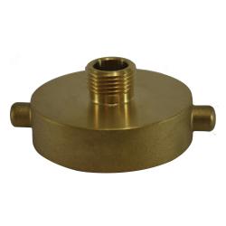 444010 - Brass Fire Hose Hydrant Adapter, 3 in NST x 2-1/2 in NST