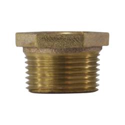 44543 - 4 in MPT x 3 in FPT Bronze Hex Bushing, ANSI B16.15 Standard, 125 psi