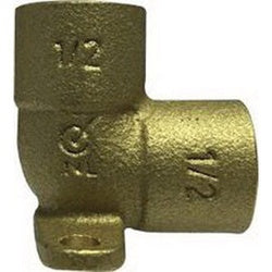 44844LF - 1/2 in x 1/2 in Lead-Free Brass 90° Drop Ear Elbow