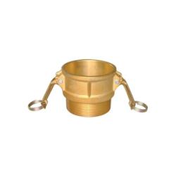 CGB-200-B1 - 2 in Type B x 2 in MNPT Brass Cam and Groove Coupler
