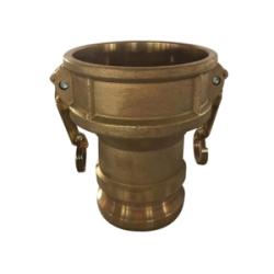 449450 - Brass Type DA Cam and Groove Coupler, Female 2 in to Male 3 in