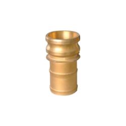 CGE-600-B1 - 6 in x 6 in Brass Cam and Groove Adapter for Type E Connection
