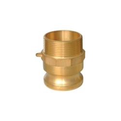 44969 - 5 in Type F x 5 in MIP Brass Cam and Groove Adapter