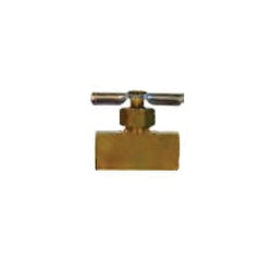 46056B - 1/4 x 1/4 in Brass Needle Valve, FIP x FIP, 150 psi, 1.60 in Length