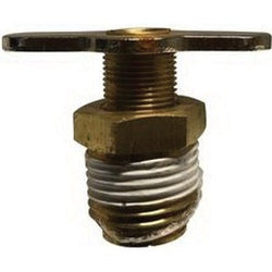 46085B - 1/8 in Male Pipe Thread Brass Radiator Type Drain Cock, 150 psi, 32-125°F