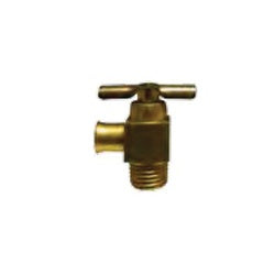 46088W - 1/8 in Brass Bib Needle Valve, MIP Connection, 150 psi, 32-125°F Temperature Range