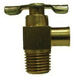 46089A - 1/4 in Brass Bibb Needle Valve with Compression and MPT Connections, 0.38 in ID