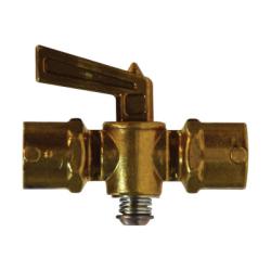 46151 - 1/8 in Female Iron Pipe Brass Shut-Off Cock, 1.77 in Length, 150 psi Pressure Rating