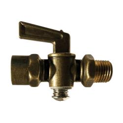46161 - 1/4 in MIP x FIP Brass Shut-Off Cock, 2.26 in Length x 1.79 in Height, 150 psi