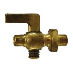 46327 - 1/2 in MIP x MIP Brass Air Cock with Lever Handle, 2.57 in Length, 1.81 in Height