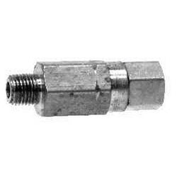 46516 - 1/4 in MIP x FIP Brass High Pressure Check Valve with Buna-N Seal and Stainless Steel Ball