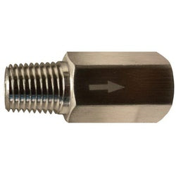 46523A - 1/4 x 1/4 in Aluminum Marine Anti-Siphon Valve MIP x FIP Connection