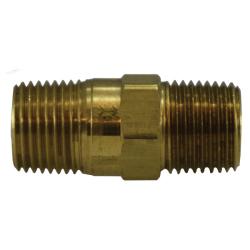 46570 - 1/8 in MPT x MPT Brass Check Valve, 500 psi, Buna-N Seal