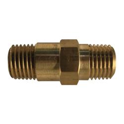 46571 - 1/4 in MPT x MPT Brass Check Valve Import