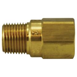 46576V - 1/4 in Brass Check Valve MPT to FPT, 500 psi, FKM Seal