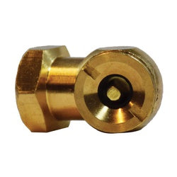 46600 - 1/4 in Brass Live Air Hex Ball Foot Chuck, Max 120 psi Pressure