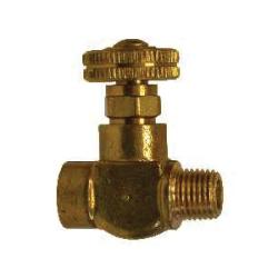 46743 - 1/4 x 1/4 in MPT to FPT Straight Micro-Metering Valve by Midland Industries