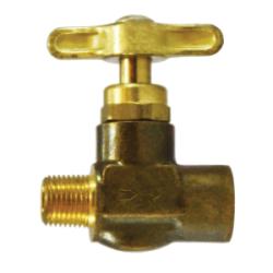 46768 - 1/8 in MIP x FIP Brass Needle Valve for Fluid Control