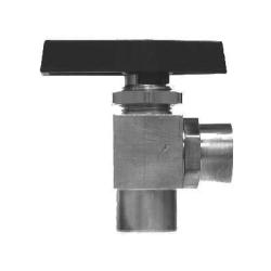 46889 - 1/4 x 1/4 in Brass Angle Ball Valve MPT x MPT Connection