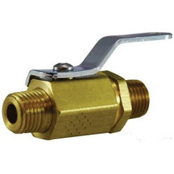 46910 - 1/8 in MIP x MIP Brass Miniature Ball Valve with 1/4 Turn Handle