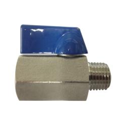 46930SS - 1/8-in MPT x FPT Miniature Ball Valve, 316 Stainless Steel, 400 psi, 1.693 in Length