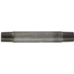 48021 - Stainless Steel Welded Pipe Nipple, 1/4 in MPT x 1/4 in MPT, 1-1/2 in, 150 psi