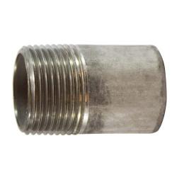 48061T - 1/2 in x 1/2 in TOE & Plain End Stainless Steel Pipe Nipple, 1-1/2 in Length