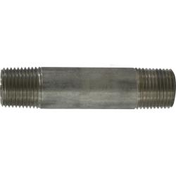 48066 - 1/2 in MPT Stainless Steel Welded Pipe Nipple, 4 in Length, Schedule 40, 150 psi