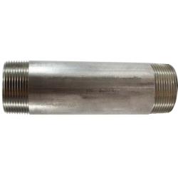 48146 - 1-1/2 in MPT x 1-1/2 in MPT Stainless Steel Welded Pipe Nipple, 4-1/2 in Long