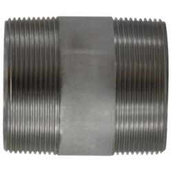 48201 - 3 in x 3 in SCH 40 Stainless Steel Welded Pipe Nipple with Dual MPT Connections