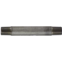 49022 - 1/4 in MPT x 1/4 in MPT Welded Pipe Nipple, 2 in L, 316 Stainless Steel