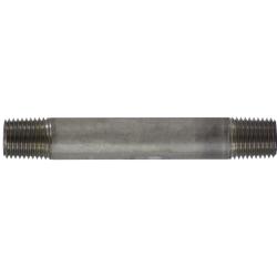 49028 - 1/4 in MPT x 1/4 in MPT Stainless Steel Welded Pipe Nipple, 5 in Long