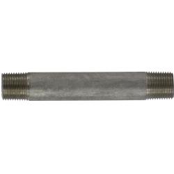 49049 - 3/8 in x 3/8 in Stainless Steel Welded Pipe Nipple, 5.5 in Long