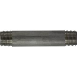 49075 - Stainless Steel Welded Pipe Nipple, 1/2 in MPT, 11 in Length
