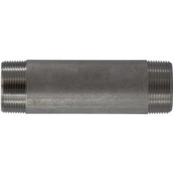 49149 - 6 in Welded Stainless Steel Pipe Nipple, 1-1/2 in MPT x 1-1/2 in MPT