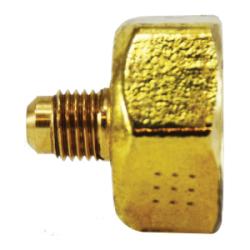 50001 - Brass Drum Adapter 1/4 in SAE Male Flared x 3/4 in FIP Connection
