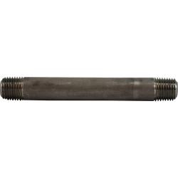 51028 - 1/4 in MPT x 1/4 in MPT Seamless Pipe Nipple, 5 in Length, 304 Stainless Steel