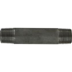 51040 - Stainless Steel Schedule 80 Seamless Pipe Nipple 3/8 in MPT x 3/8 in MPT, 3000 psi