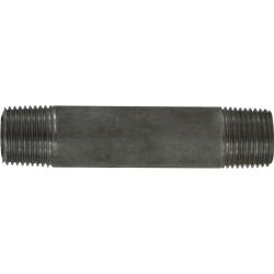 51042 - 3/8 in MPT x 3/8 in MPT Seamless Pipe Nipple, 2 in L, 304 Stainless Steel, SCH 80