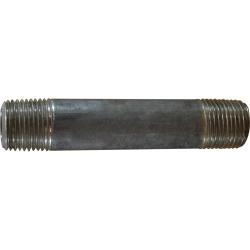 51070 - 1/2 in x 6 in SCH 80 Stainless Steel Seamless Pipe Nipple, 3000 psi MPT Connections
