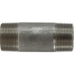51127 - 1-1/4 in MPT x 1-1/4 in MPT Stainless Steel Seamless Pipe Nipple, 5 in Long