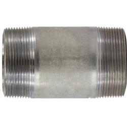 51166 - 2 in MPT x 2 in MPT Seamless Pipe Nipple, 5 in Length, 304 Stainless Steel