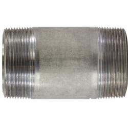 51205 - 3 in MPT x 3 in MPT Seamless Pipe Nipple, 5 in Length, 304 Stainless Steel