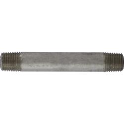 52011 - 6 in Seamless Pipe Nipple - 1/8 in MPT x 1/8 in MPT, 316 Stainless Steel