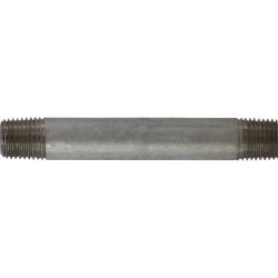 52021 - 1/4 in MPT x 1/4 in MPT Stainless Steel Seamless Pipe Nipple, 1-1/2 in Length