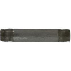 52046 - 3/8 in x 3/8 in, 4 in 316 Stainless Steel Seamless Pipe Nipple MPT Thread